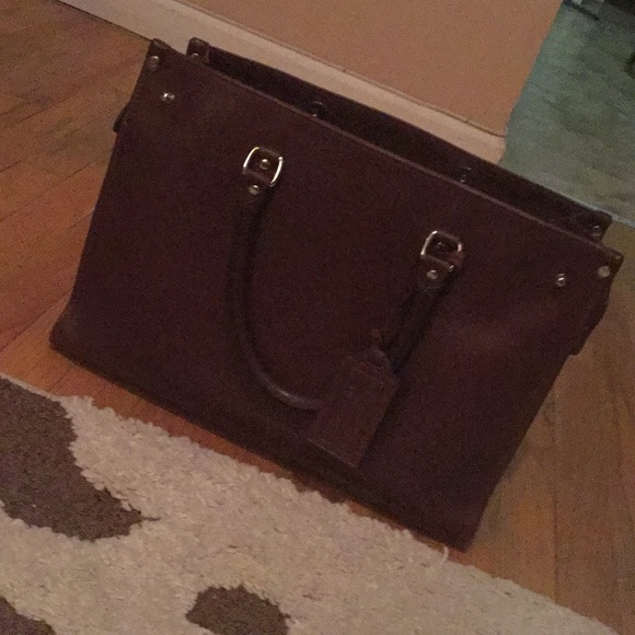 Purple Levenger Tote/Briefcase - Picture 1 of 9